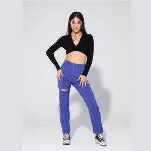 Local Heroes Women's Mia Violet Straight Pants - S